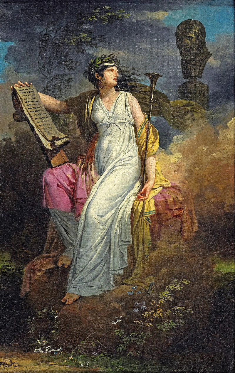 Kalliope, muza poezji - Charles Meynier