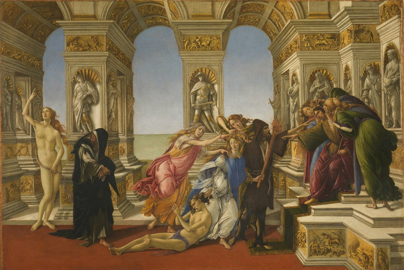 Kalumnia Apellesa - Sandro Botticelli