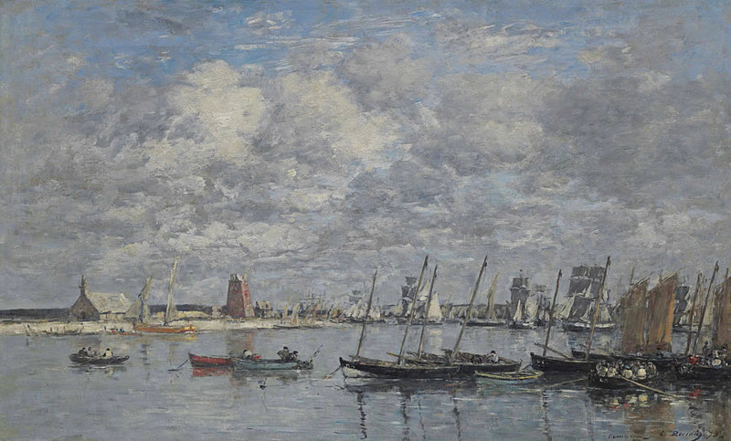 Camaret, port - Eugène Boudin