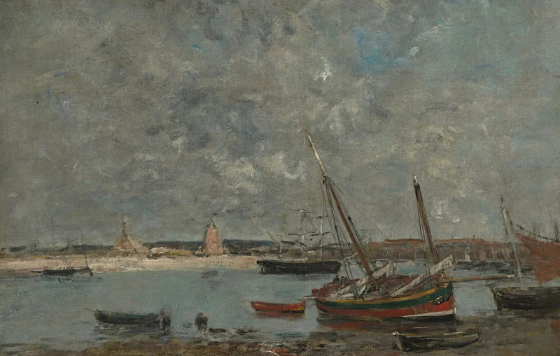 Camaret : Port - Eugène Boudin