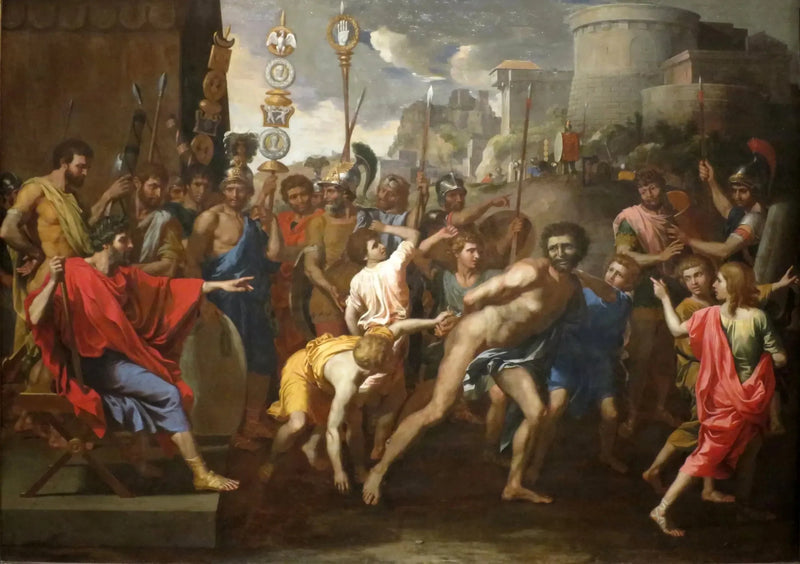 Camille i nauczyciel z Faliéries - Nicolas Poussin