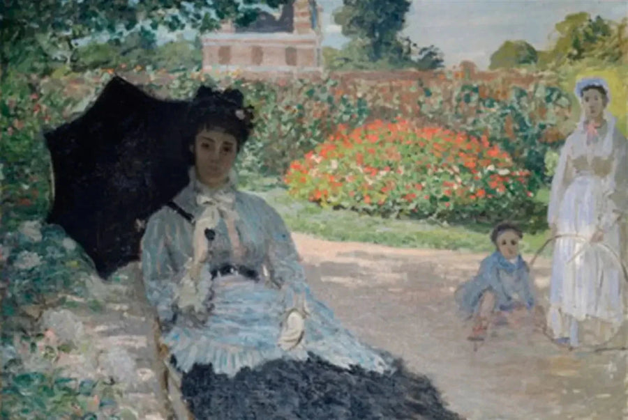 Camille w ogrodzie z Jean i jej dobry W280 - Claude Monet
