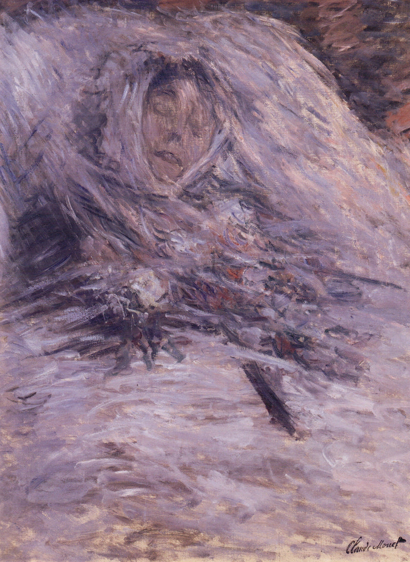 Camille na łożu śmierci W543 - Claude Monet