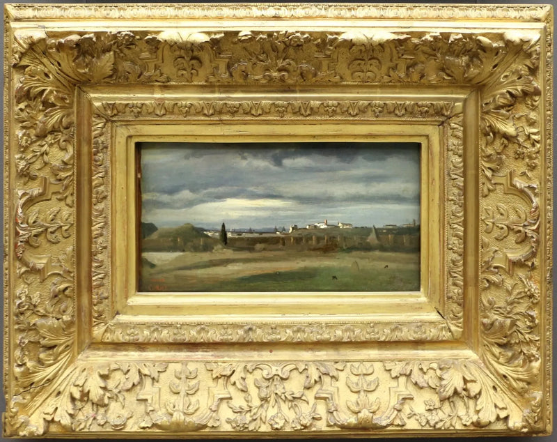 Rzymska kampania. Monte Testaccio - Jean-Baptiste Camille Corot