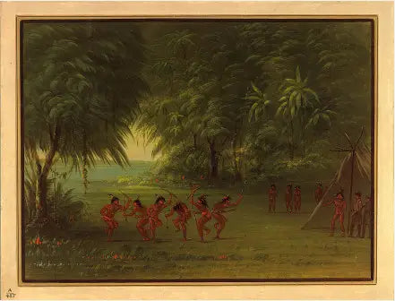 Obozowisko Tapuya - George Catlin