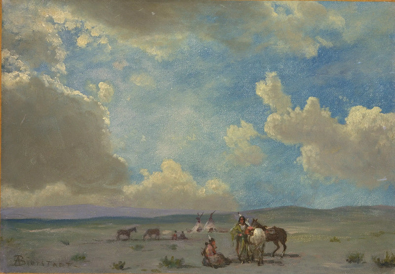 Indian encampment - Albert Bierstadt