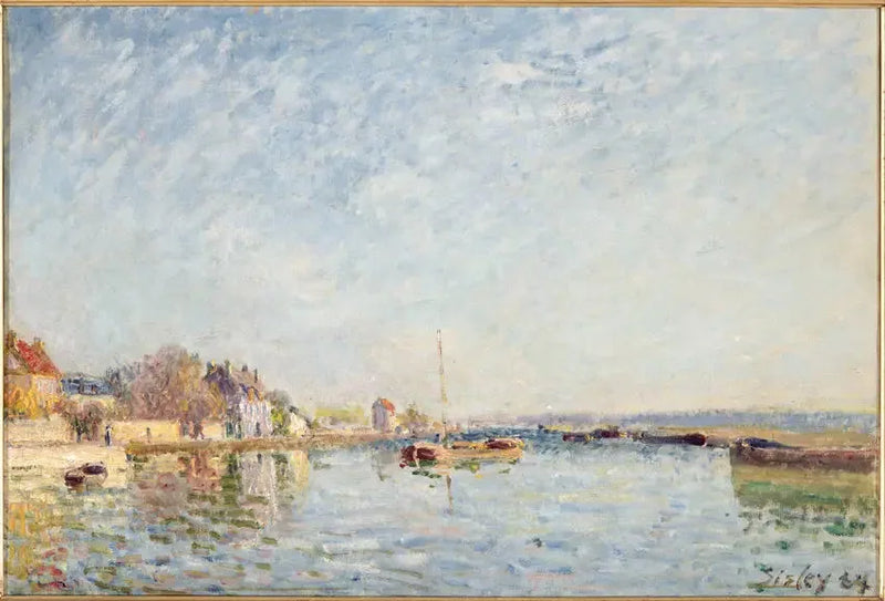 Kanał Loing - Alfred Sisley