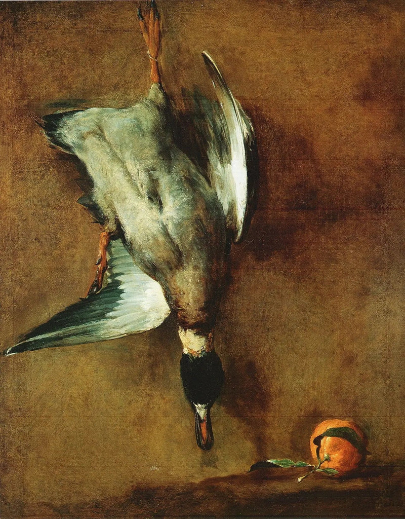 Kaczka krzyżówka w sosie pomarańczowym - Jean Simeón Chardin