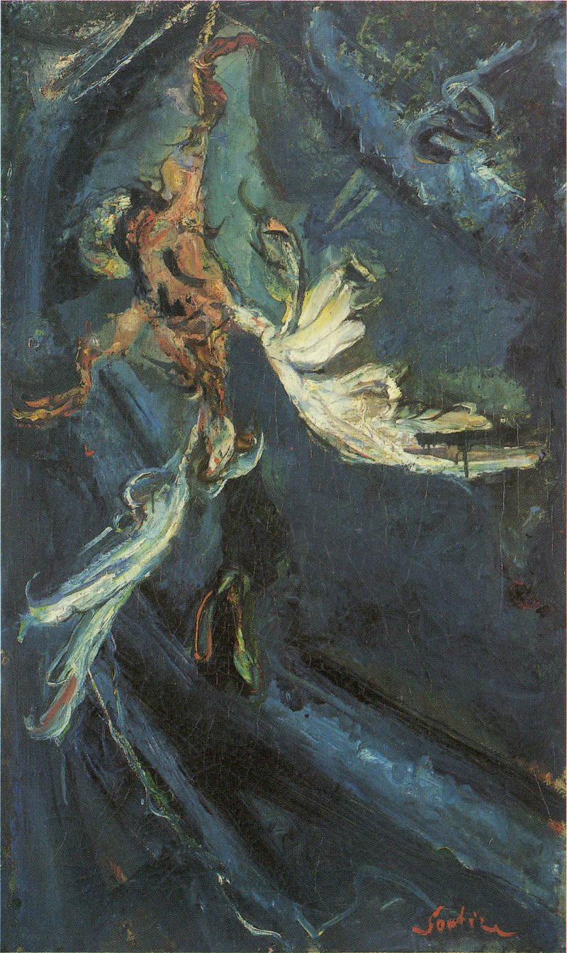 Zawieszony kaczka - Chaim Soutine