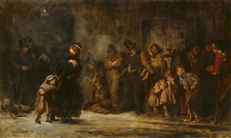 Kandydaci do przyjęcia do oddziału opieki doraźnej - Luke Fildes