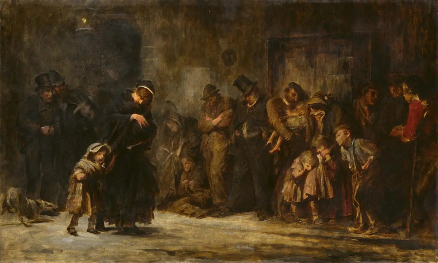 Kandydaci do przyjęcia do oddziału opieki doraźnej - Luke Fildes
