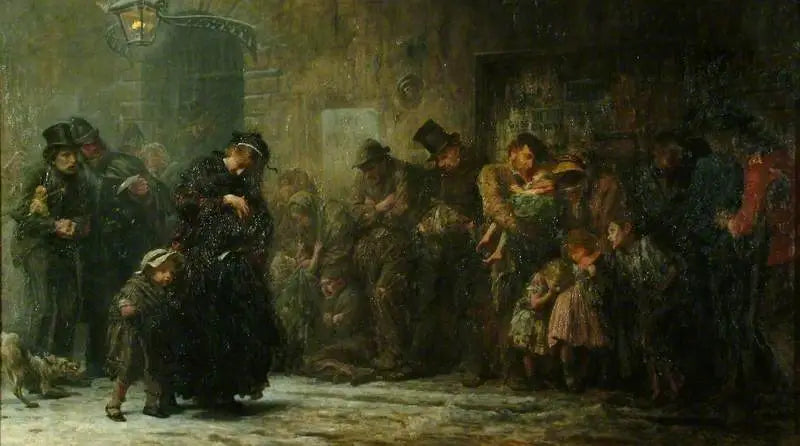 Candidats à l’admission dans un service de soins occasionnels - Luke Fildes - Alpha Reproduction