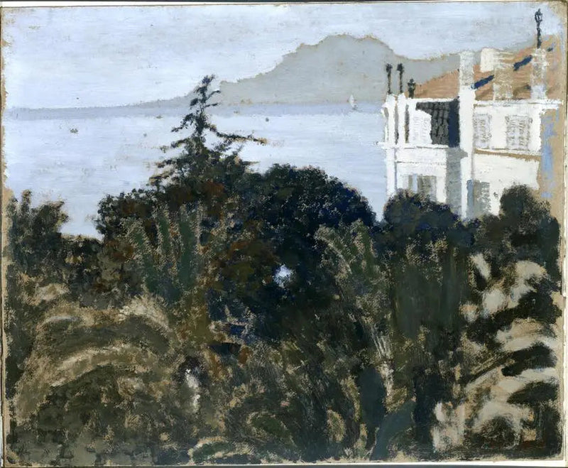 Cannes, ogród nad brzegiem Morza Śródziemnego - Édouard Vuillard