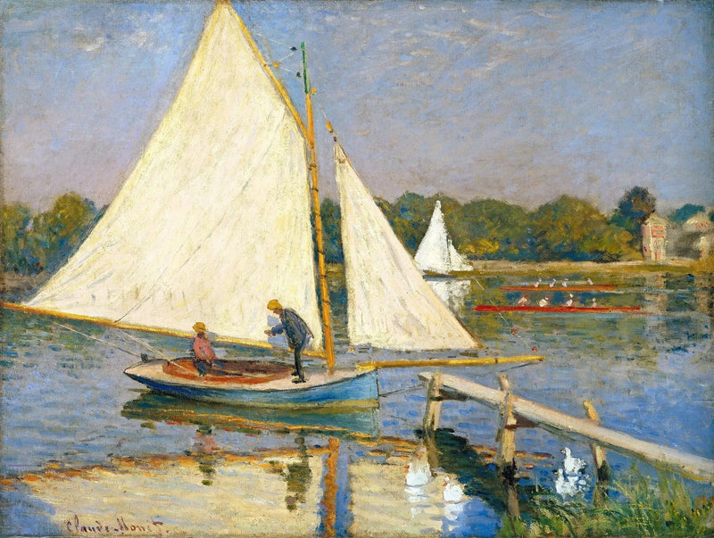 Żeglarze w Argenteuil W324 - Claude Monet