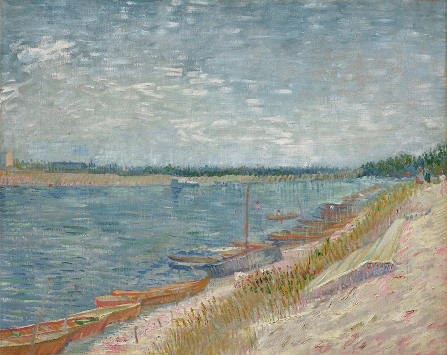 Łodzie zacumowane - Vincent van Gogh