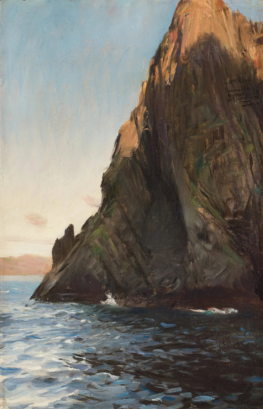 Cap Nord z północnym słońcem - Anders Zorn