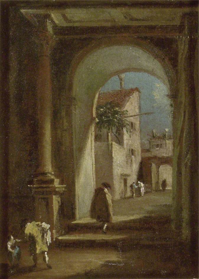 Capriccio : Łuk - Francesco Guardi