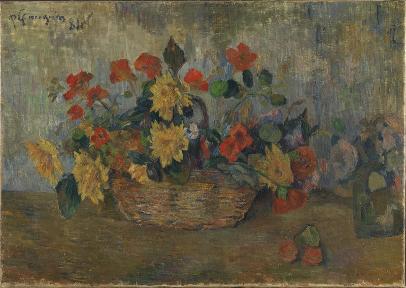 Kaprysy i dalie w koszu - Paul Gauguin