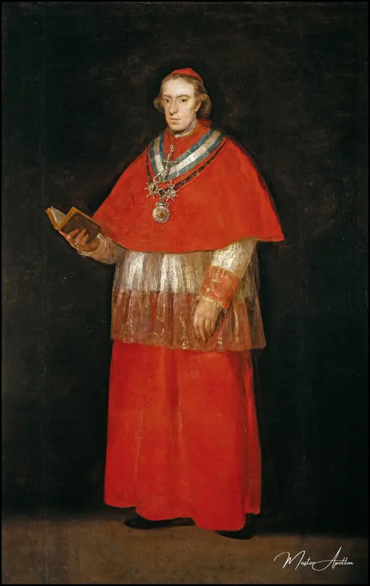 Cardinal Don Luis María de Borbón Vallabriga - Francisco de Goya - Reproductions de tableaux et peintures haut de gamme