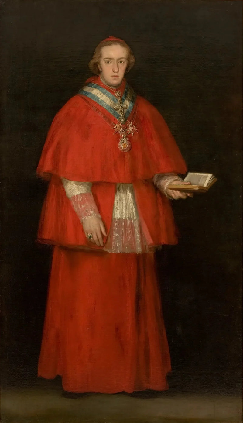 Kardynał Luis María de Borbón i Vallabriga - Francisco de Goya