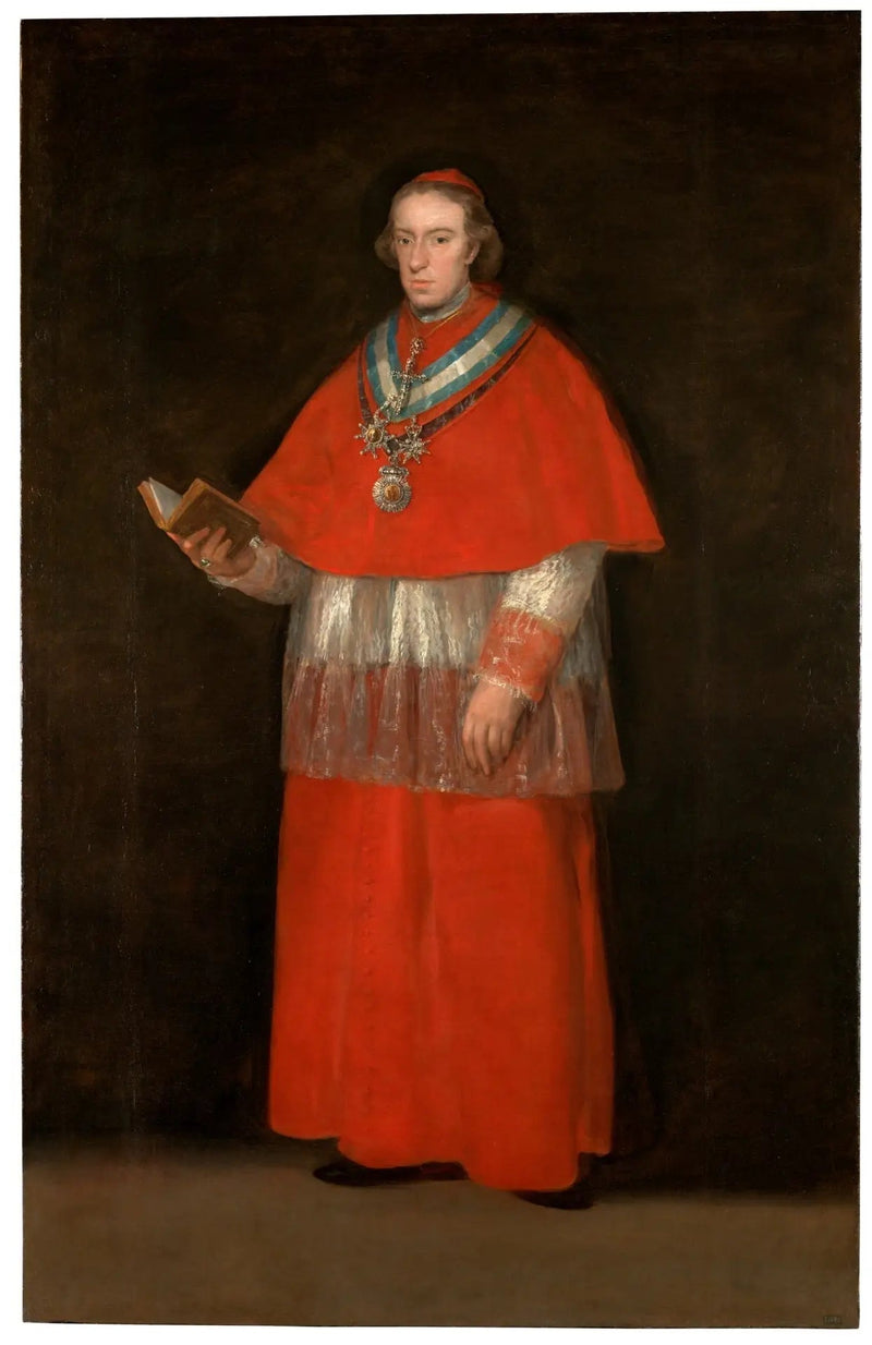 Kardynał Luis María de Borbón i Vallabriga - Francisco de Goya