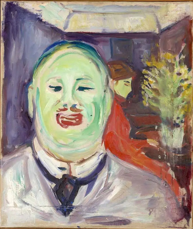Karykatura Henrika Lunda - Edvard Munch