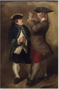 Karykatura Sir Williama Lowthera i Josepha Leesona, przyszłego pierwszego hrabiego Milltown - Joshua Reynolds