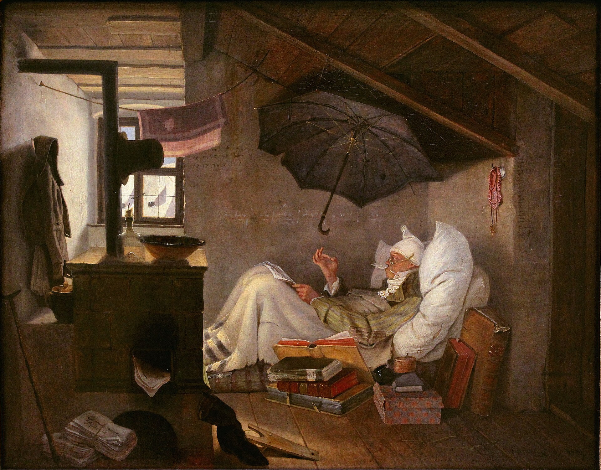 Der arme Poet (Le Pauvre Poète) - Carl Spitzweg