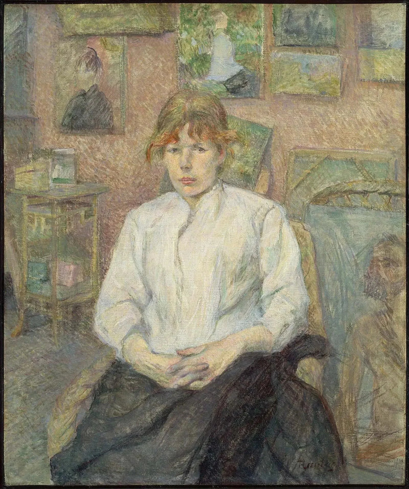 Carmen Gaudin w pracowni artysty - Henri de Toulouse-Lautrec