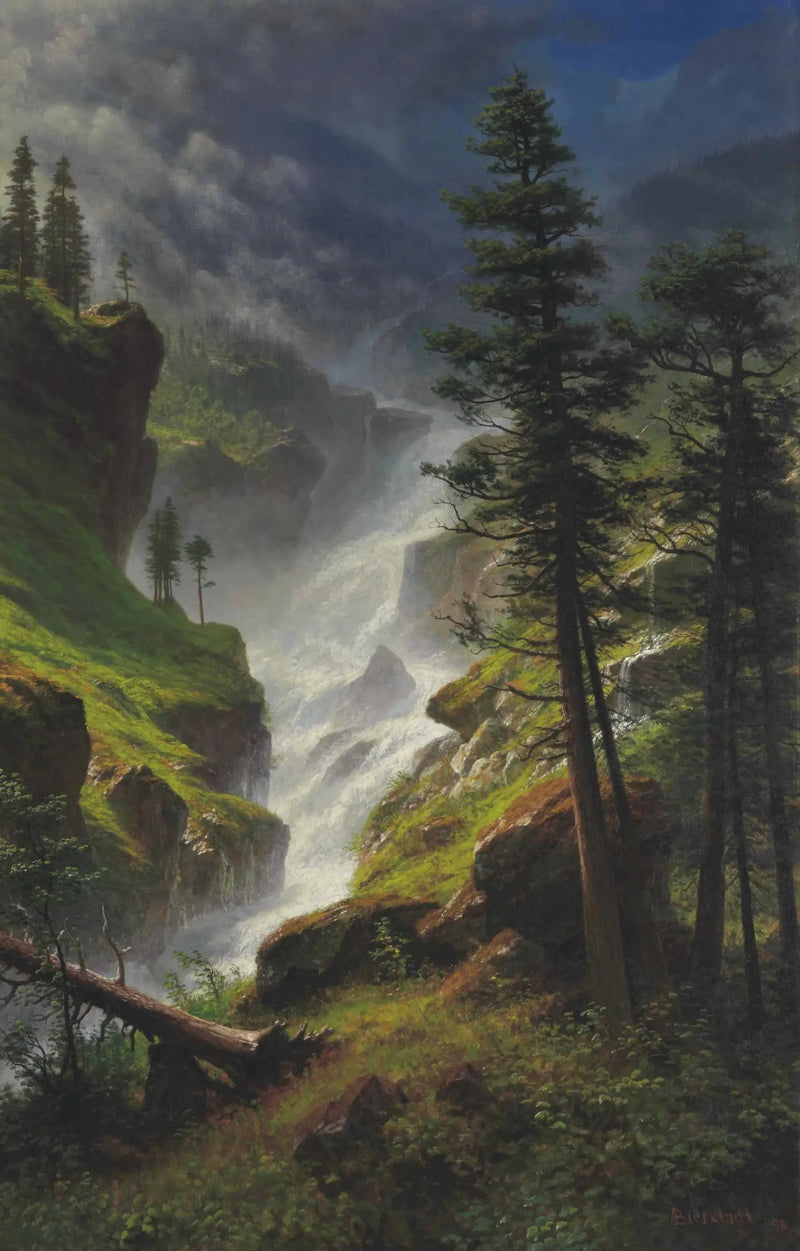 Kaskada Gór Skalistych - Albert Bierstadt