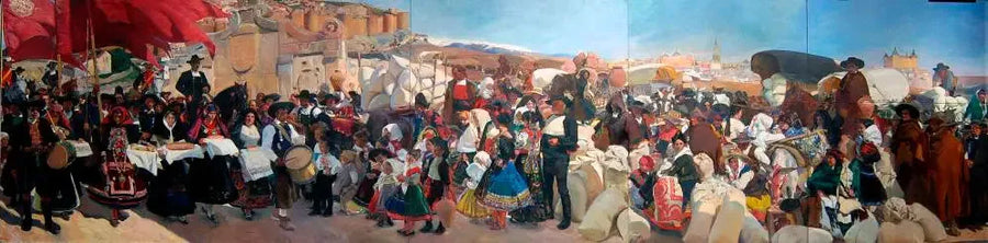 Castille, święto chleba - Joaquín Sorolla
