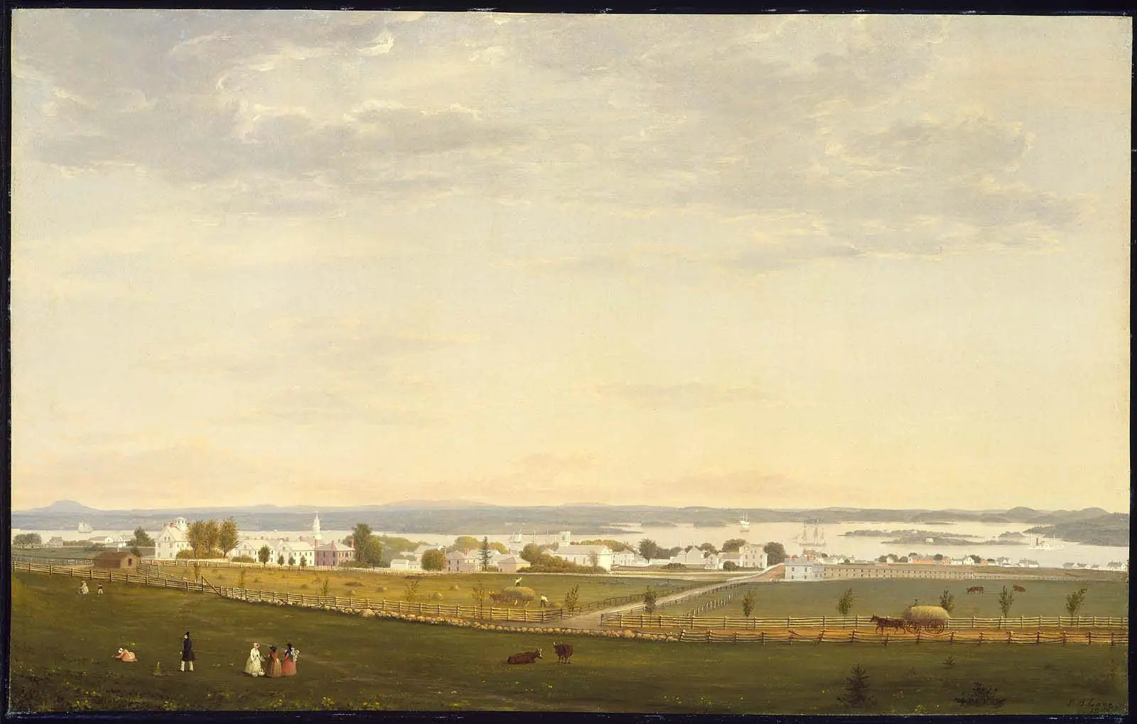 Castine Maine - Fitz Henry Lane - Alpha Reproduction