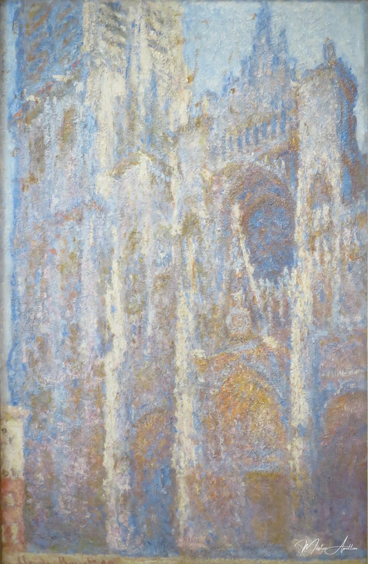 Cathédrale de Rouen, au soleil couchant (W1350) - Claude Monet - Reproductions de tableaux et peintures haut de gamme