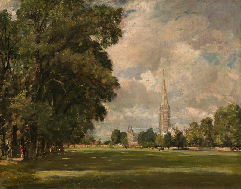 Katedra Salisbury od Lower Marsh Close - John Constable