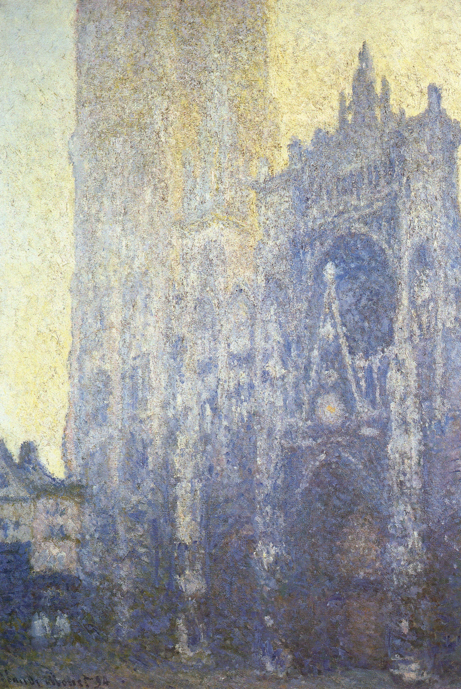 Katedra w Rouen, efekt poranny W1347 - Claude Monet