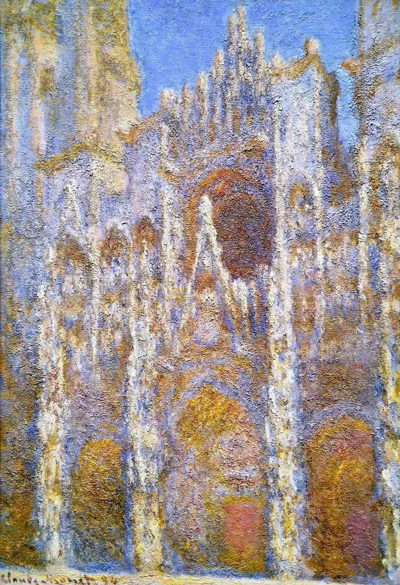 Katedra w Rouen, efekt słońca W1356 - Claude Monet