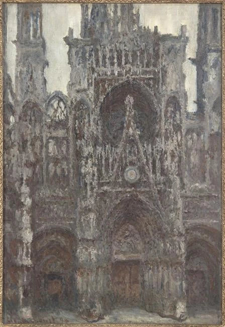 Katedra w Rouen, Brown Harmony W1319 - Claude Monet