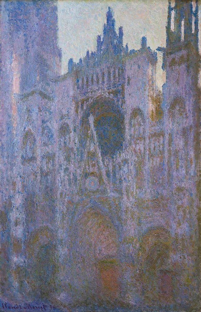 Katedra w Rouen rano, dominujący różowy W1353 - Claude Monet