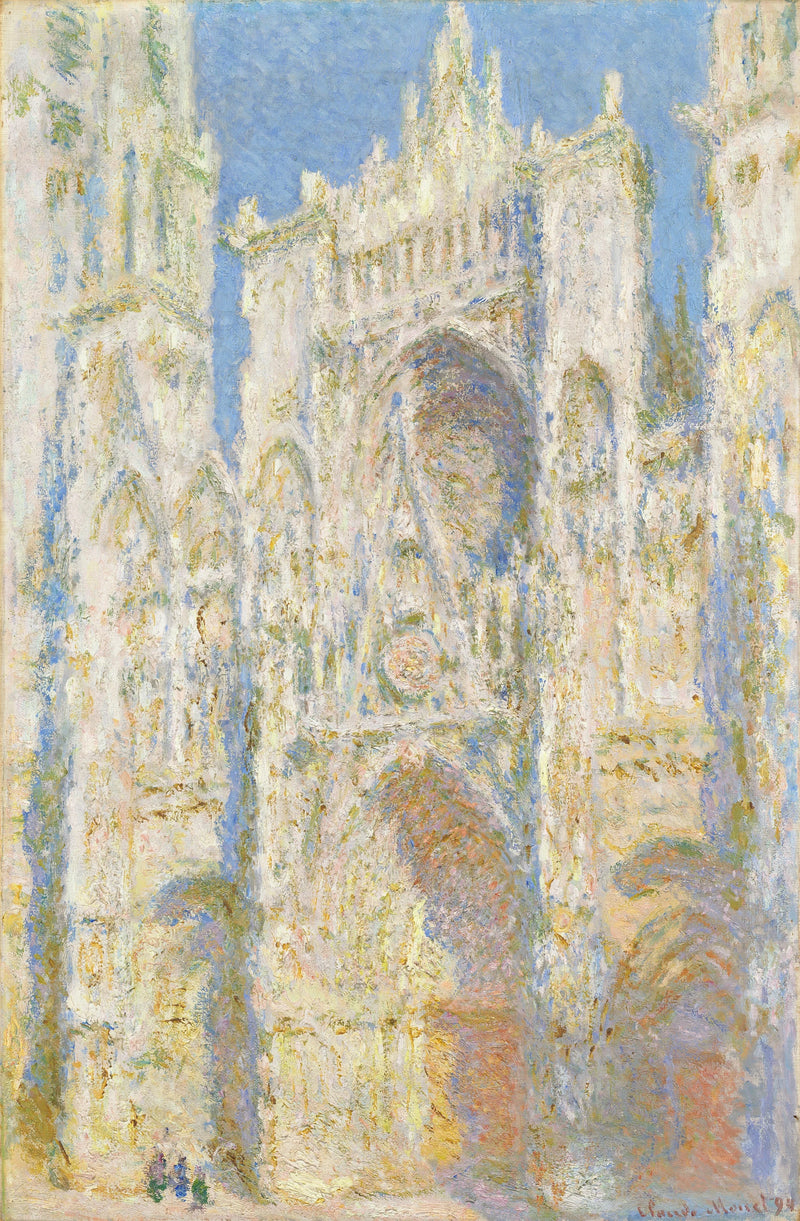 Katedra w Rouen, fasada zachodnia, w słońcu W1324 - Claude Monet