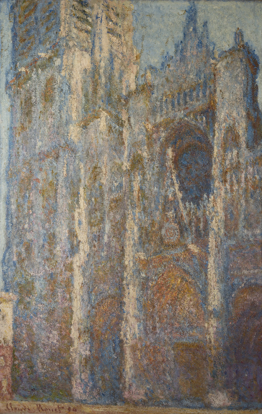 Katedra w Rouen, portal i wieża Albane, południe W1350 - Claude Monet