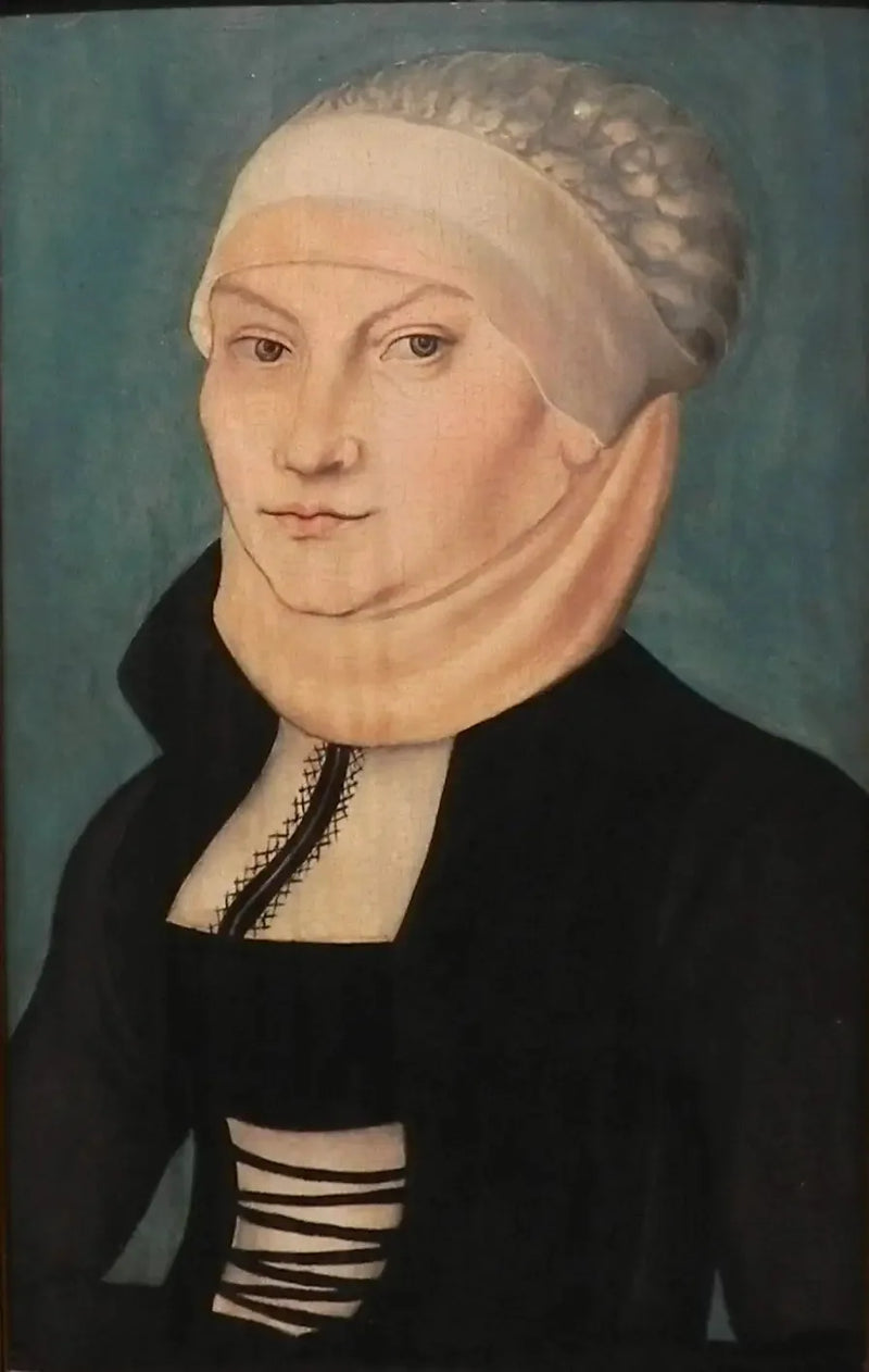Katarzyna Bora, w półpostaci, patrząca w lewo - Lucas Cranach Starszy