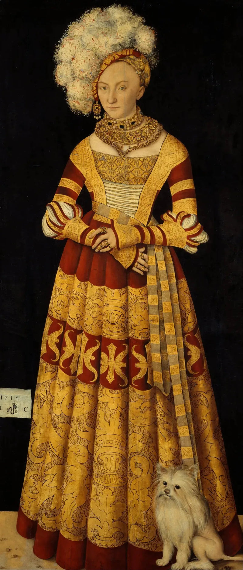 Katarzyna Mecklenburg (1487-1561) - Lucas Cranach Starszy