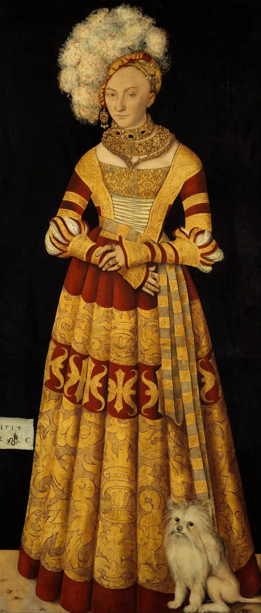 Katarzyna Mecklenburg (1487-1561) - Lucas Cranach Starszy