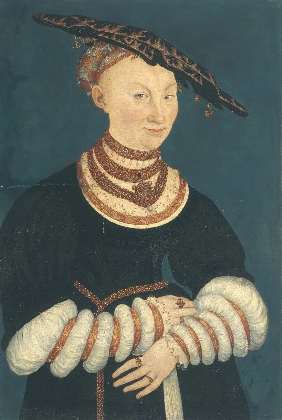 Katarzyna Mecklenburg, księżna Saksonii (1487-1561) - Lucas Cranach Starszy