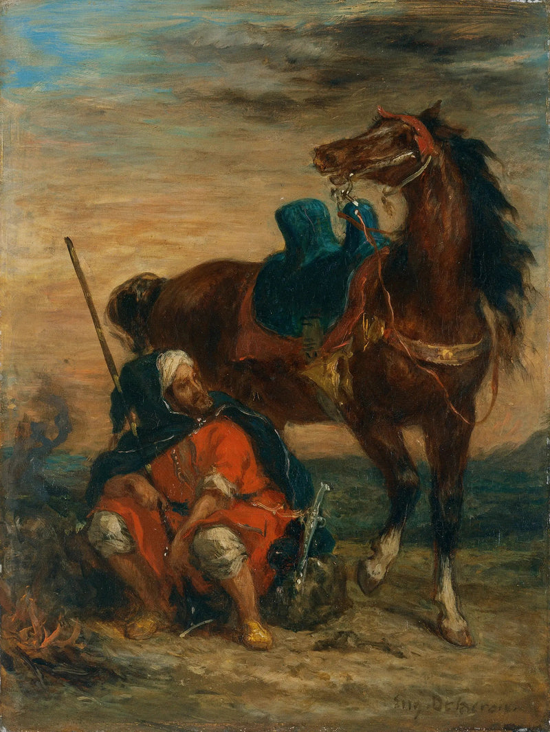 Arabski kawaler - Eugène Delacroix