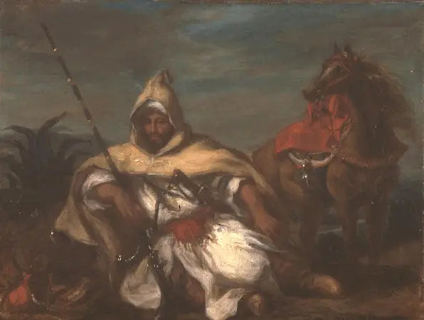 Kawaler gwardii sułtana Maroka - Eugène Delacroix