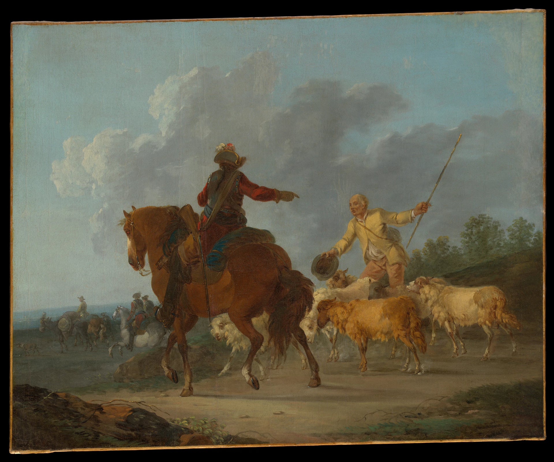 Cavalier et berger - Francesco Casanova