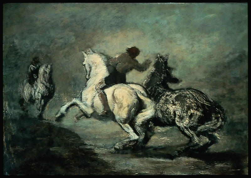Kawalerowie - Honoré Daumier