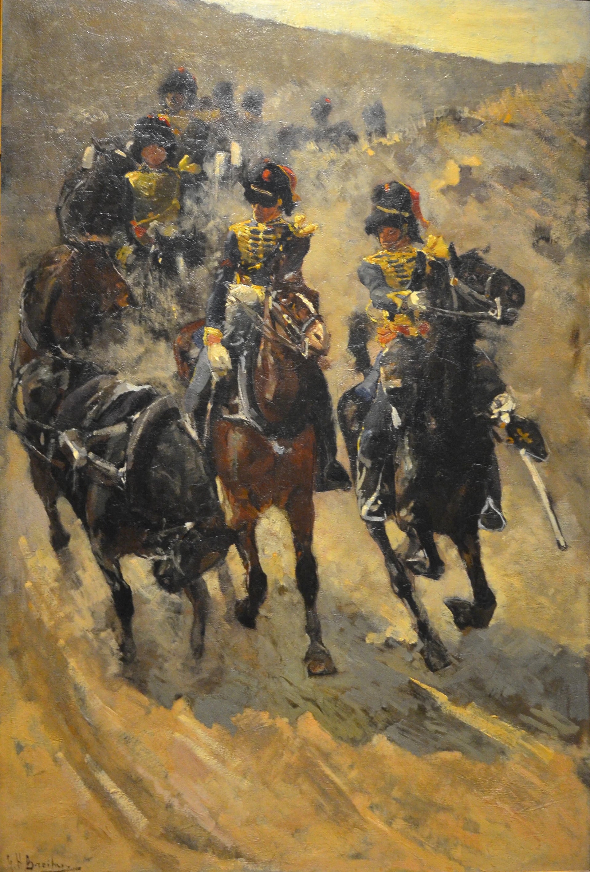 Les Cavaliers Jaunes - George Hendrik Breitner