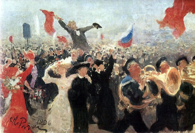 Obchody Manifestu z 17 października 1905 roku - Ilya Repin